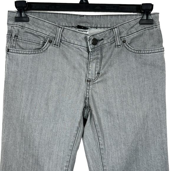 Patagonia SZ 27 Jeans Straight Leg Low-Rise Pockets Zip-Fly Gray Wash Womens - Picture 2 of 10